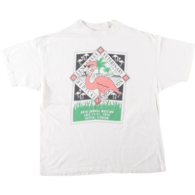 古着 90年代 ヘインズ Hanes BEEFY-T プリントTシャツ USA製 メンズXL相当 ヴィンテージ/eaa644529