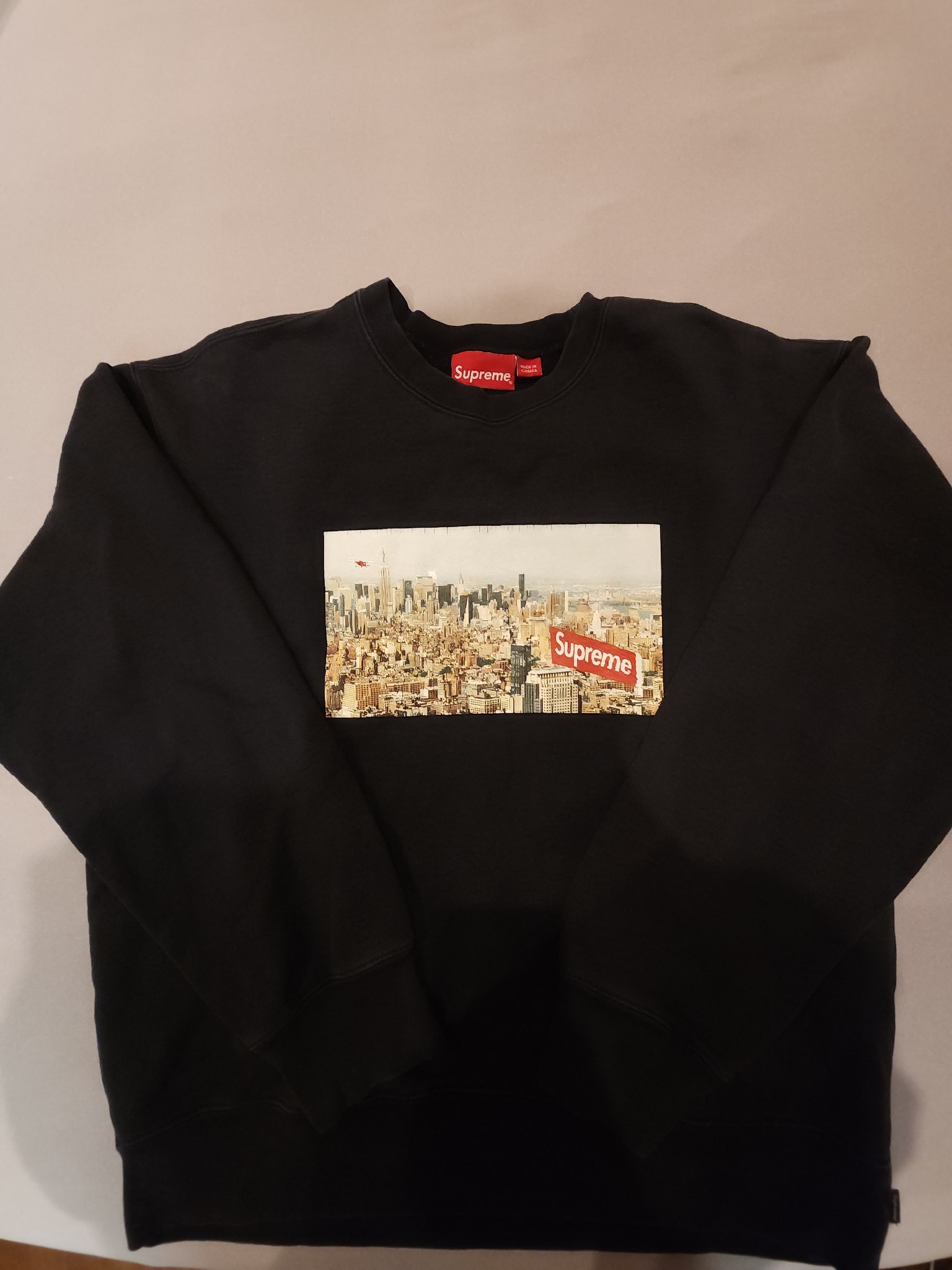 Supreme Aerial Crewneck "Black"