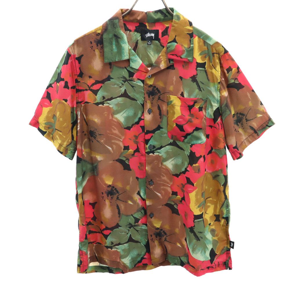 STUSSY 半袖 オープンカラーシャツ