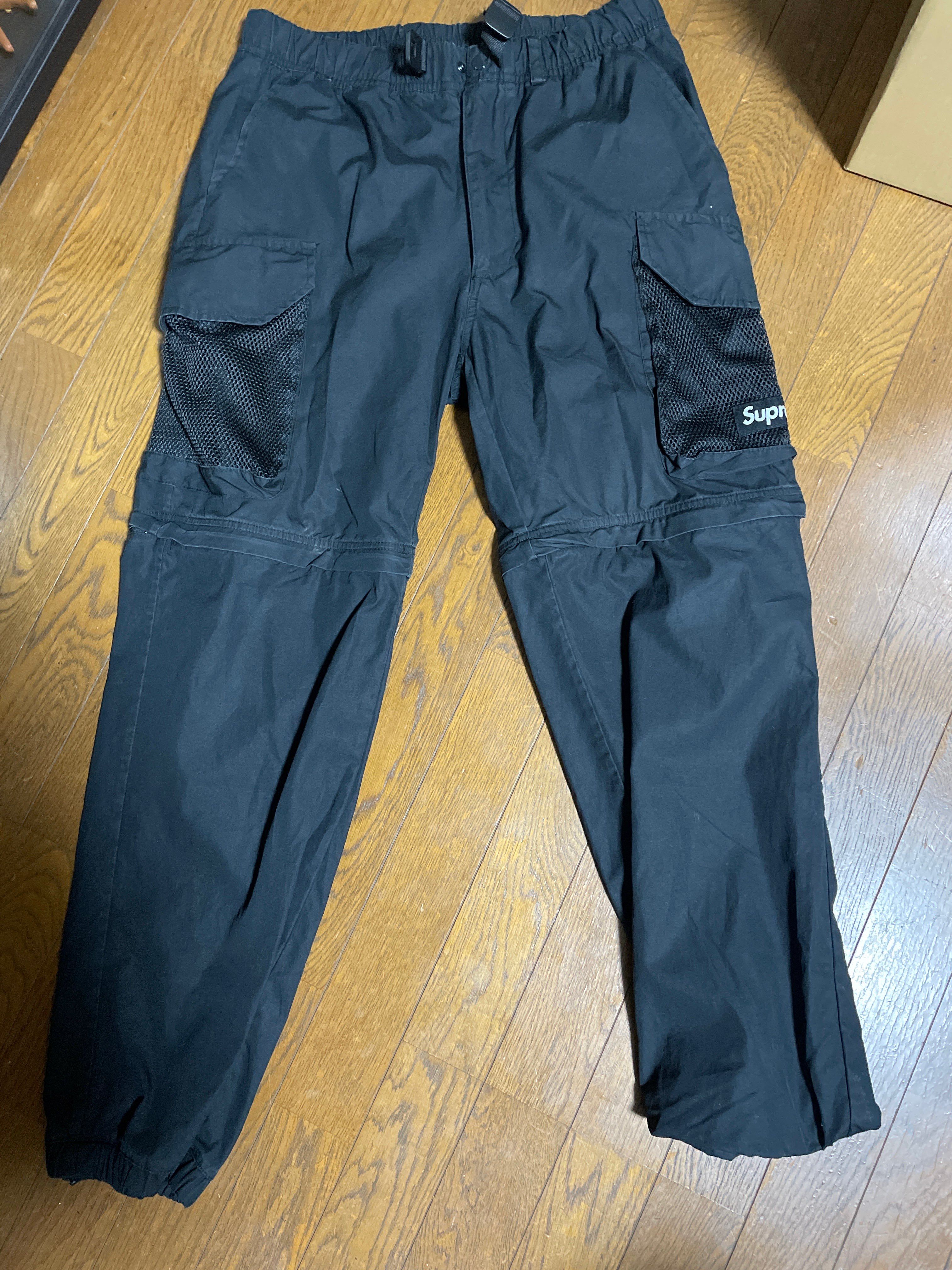 Supreme Mesh Pocket Belted Cargo Pant "Black"