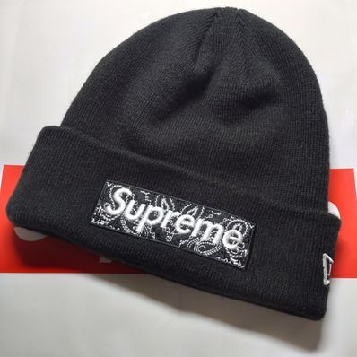 Supreme New Era® Box Logo Beanie "Black"