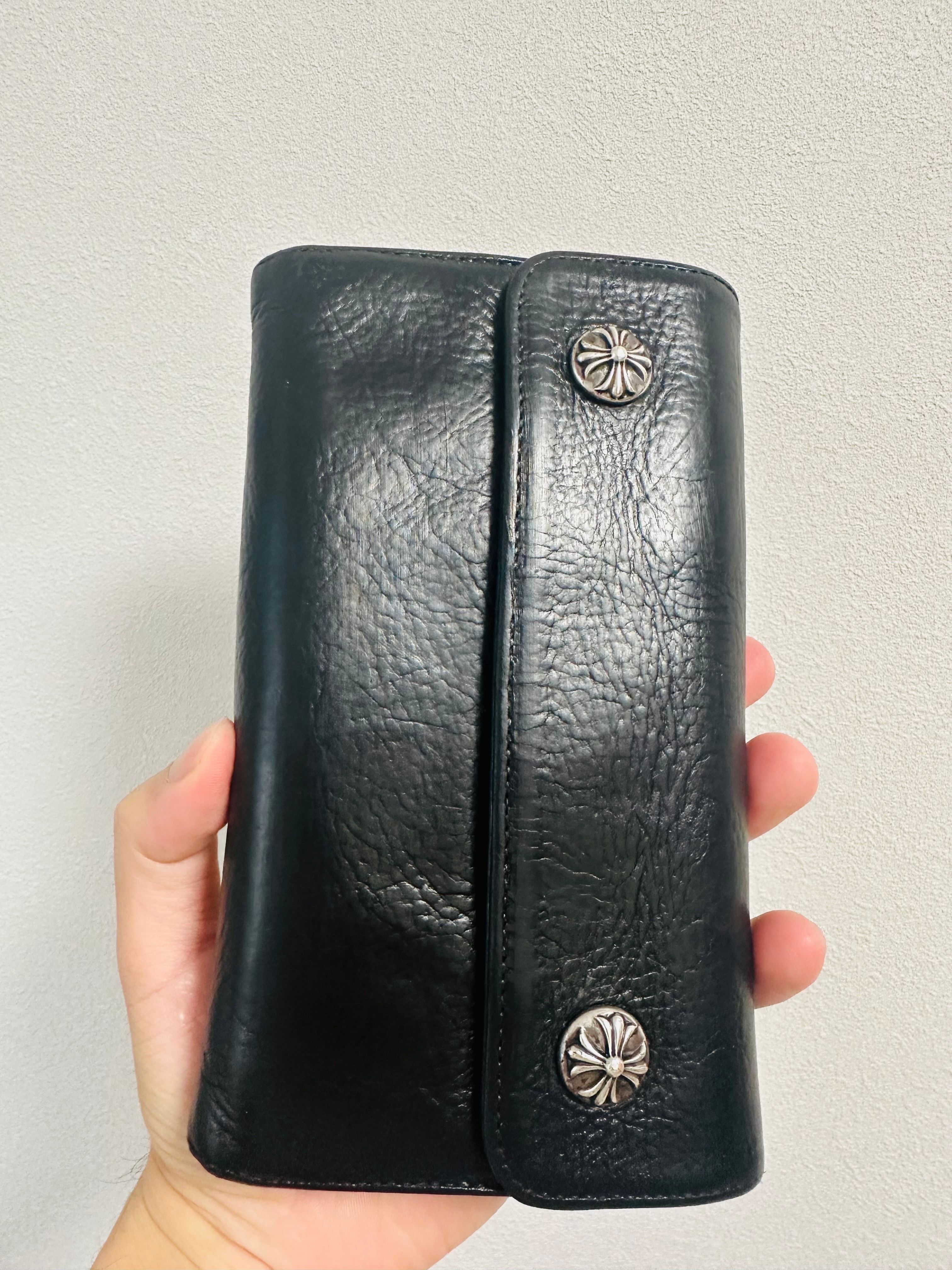 Chrome Hearts Wave Wallet Leather "Black"