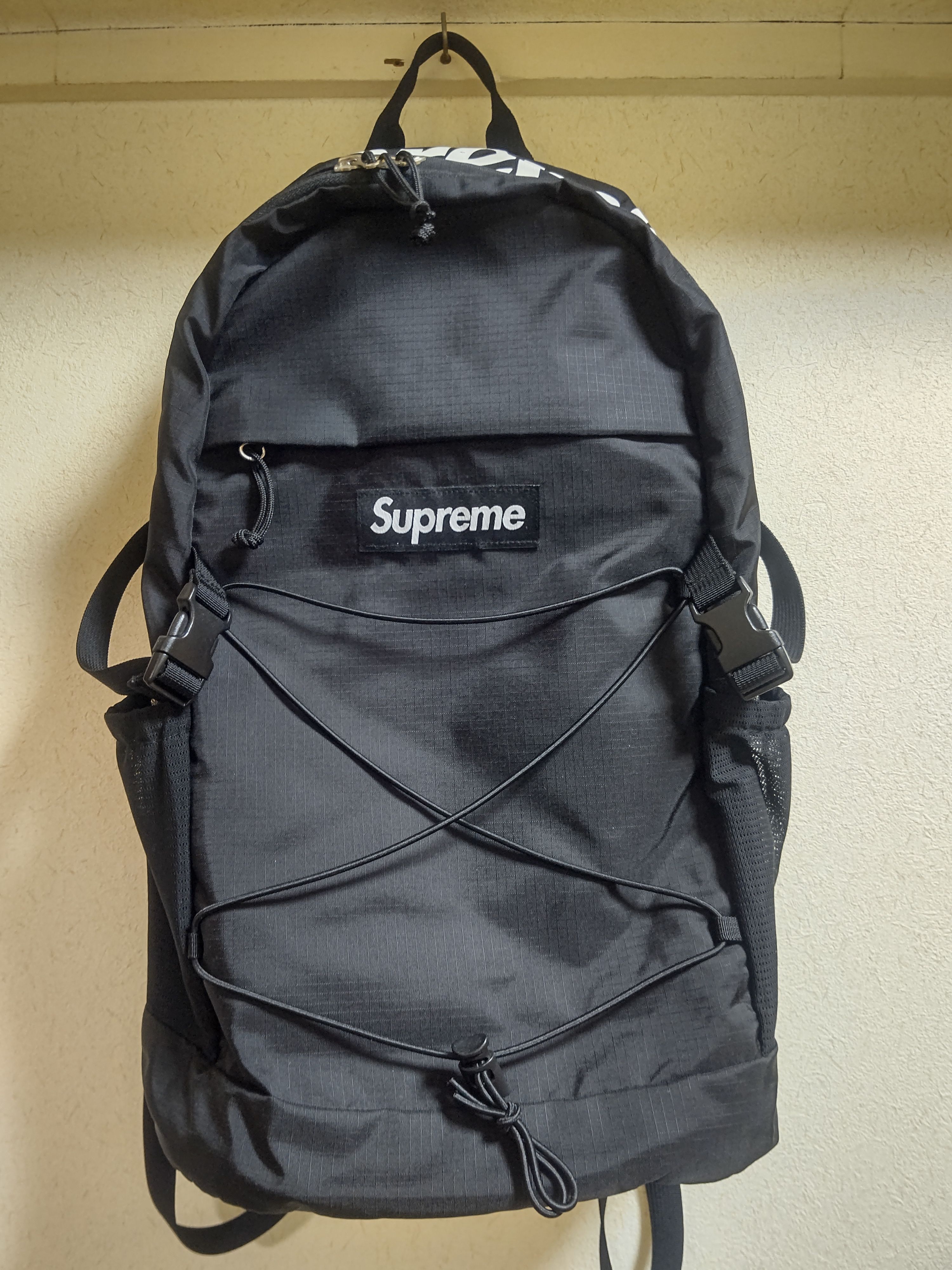Supreme SS16 210 Denier Cordura Backpack "Black"