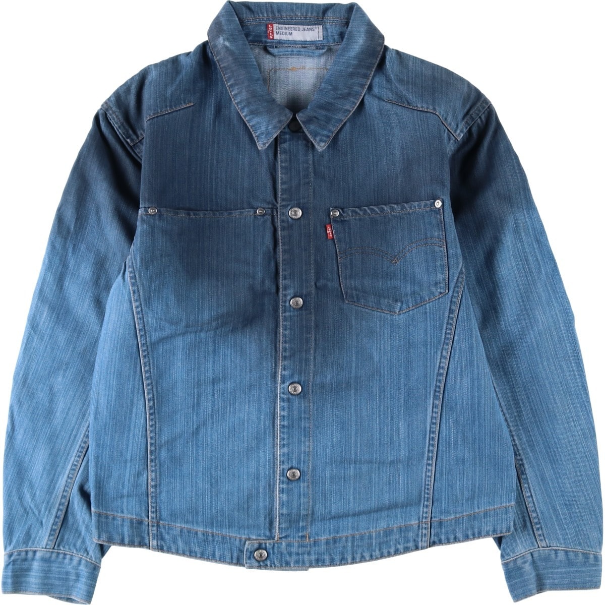 古着 00年代 リーバイス Levi's ENGINEERED エンジニアード 70100-0940 ユーロモデル デニムジャケット メンズM相当/eaa659548