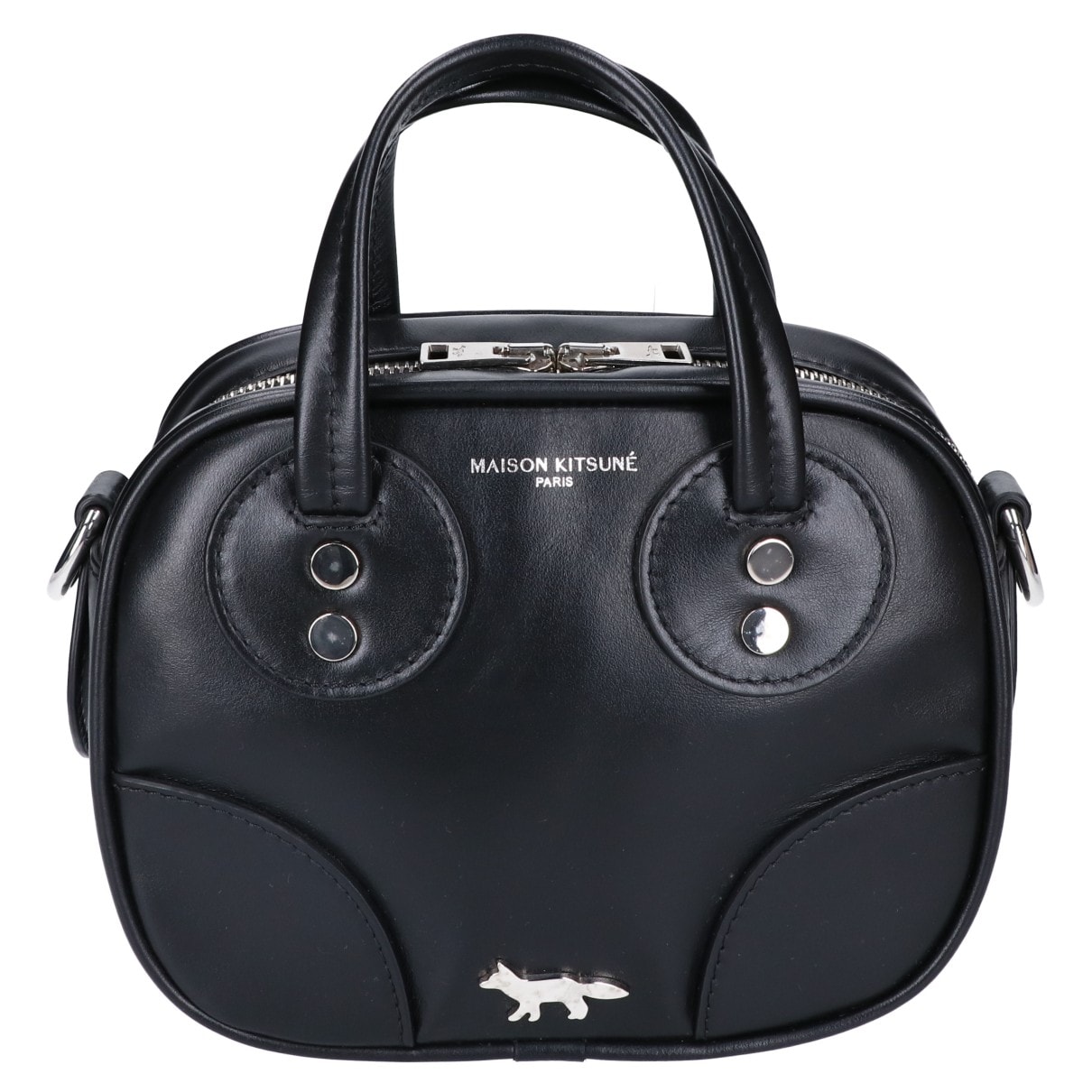 メゾンキツネ 【美品】23AW LW05148LC0038 BOOGIE CAMERA BAG 19.5 2WAY カメラ