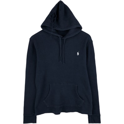 古着 ラルフローレン Ralph Lauren POLO RALPH LAUREN フード付き サーマルロンT ワッフル メンズM相当/eaa459929