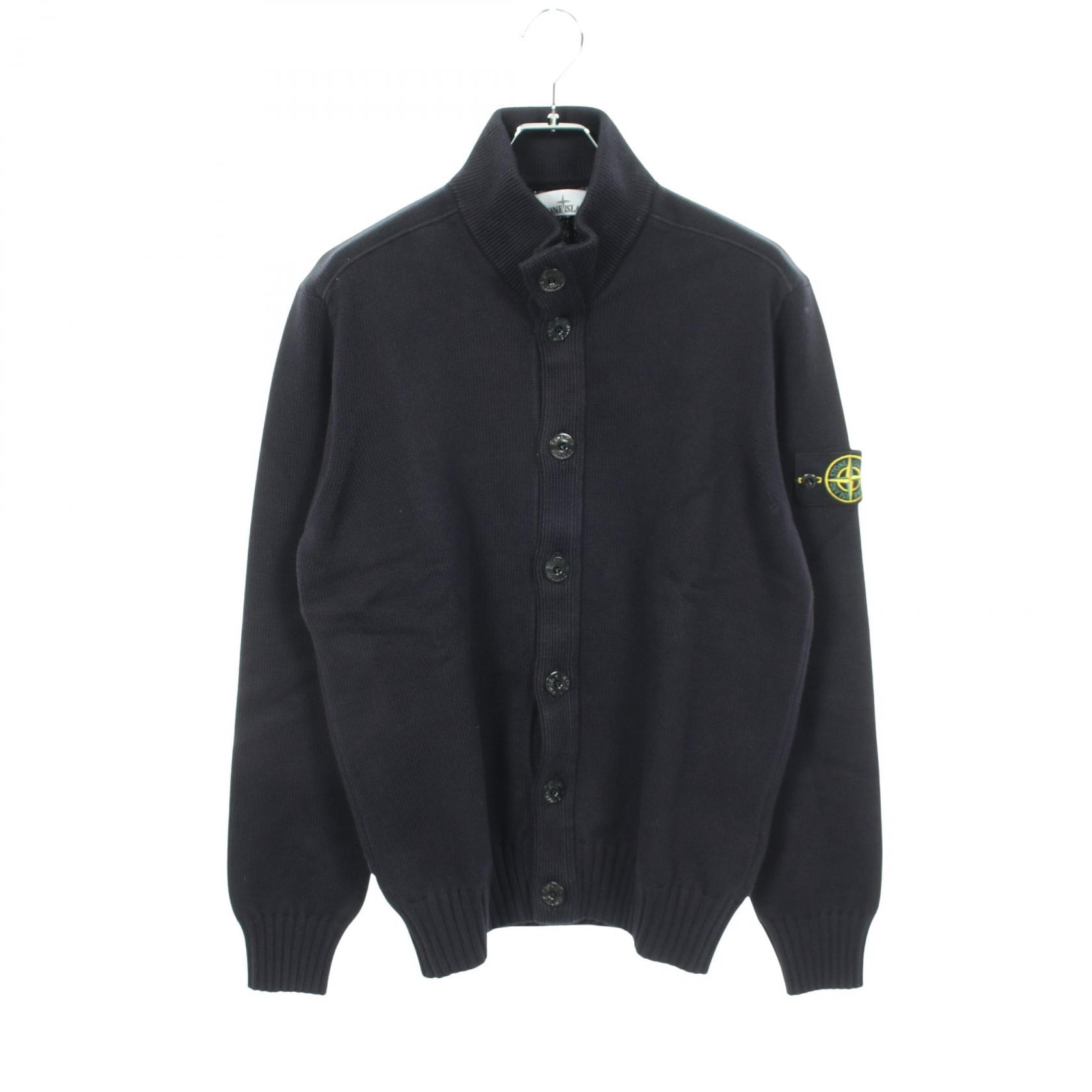 ストーンアイランド STONE ISLAND カーディガン 衣料品 トップス コットン メンズ ネイビー系 7915556A2 【中古】