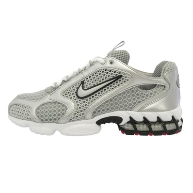 NIKE ナイキ CJ1288-001 Air Zoom Spiridon Cage 2 Metallic Silver エアズーム スピリドン ケージ2 ローカット スニーカー ブラック系 30cm【新古品】【未使用】【中古】