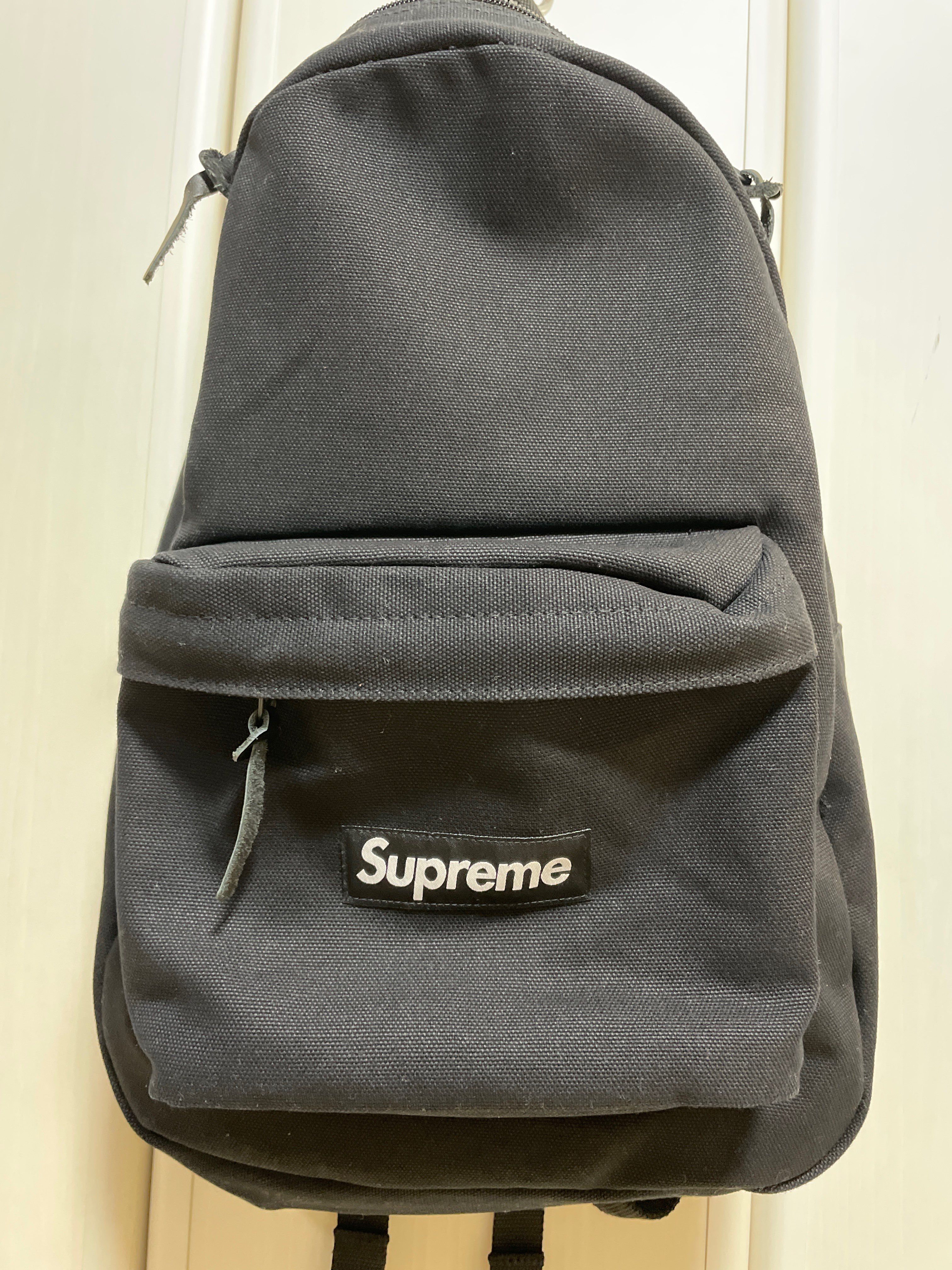 Supreme Canvas Backpack "Black"