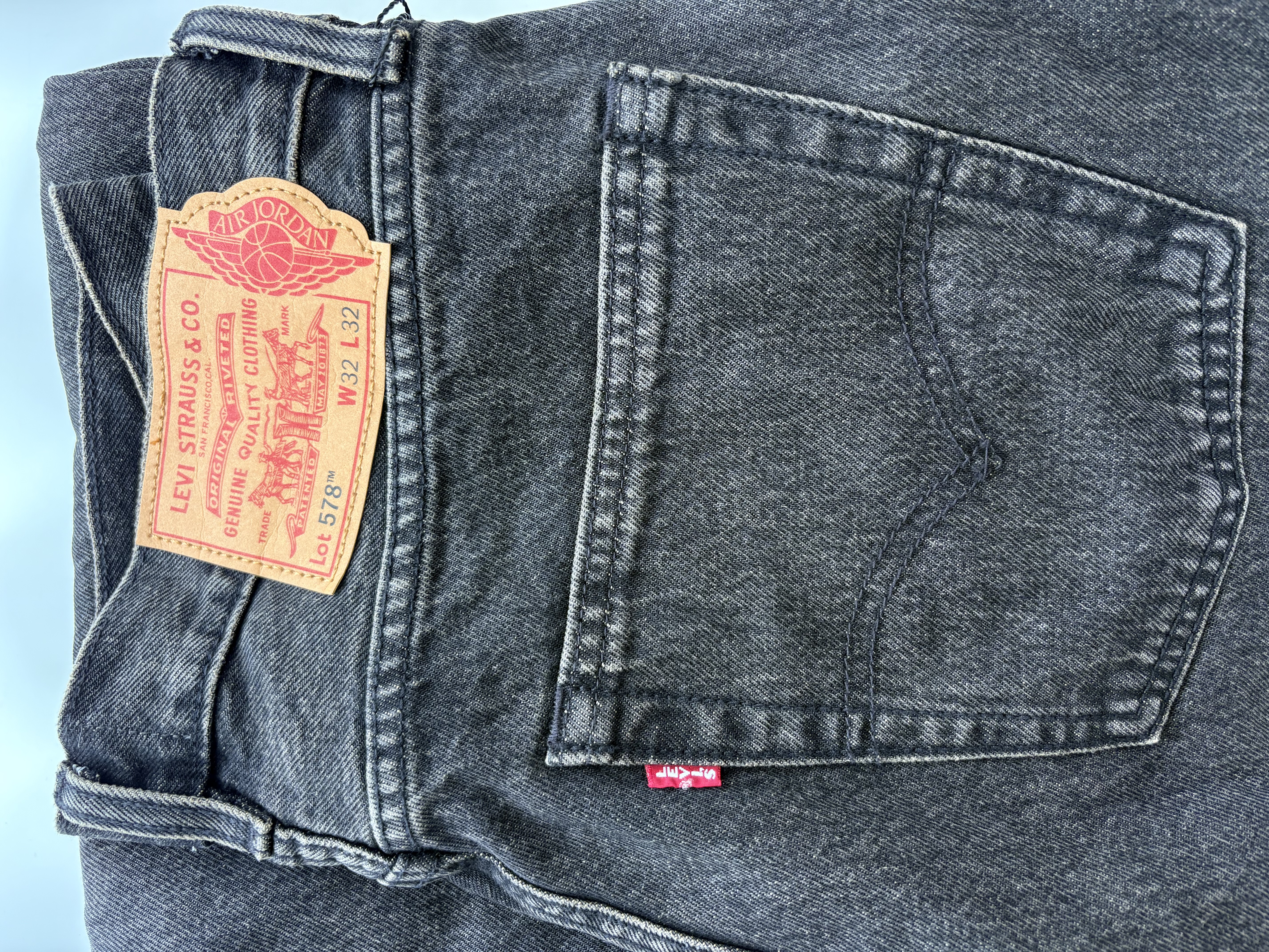 Nike Jordan x LEVI'S 578 Baggy Jeans "Black"