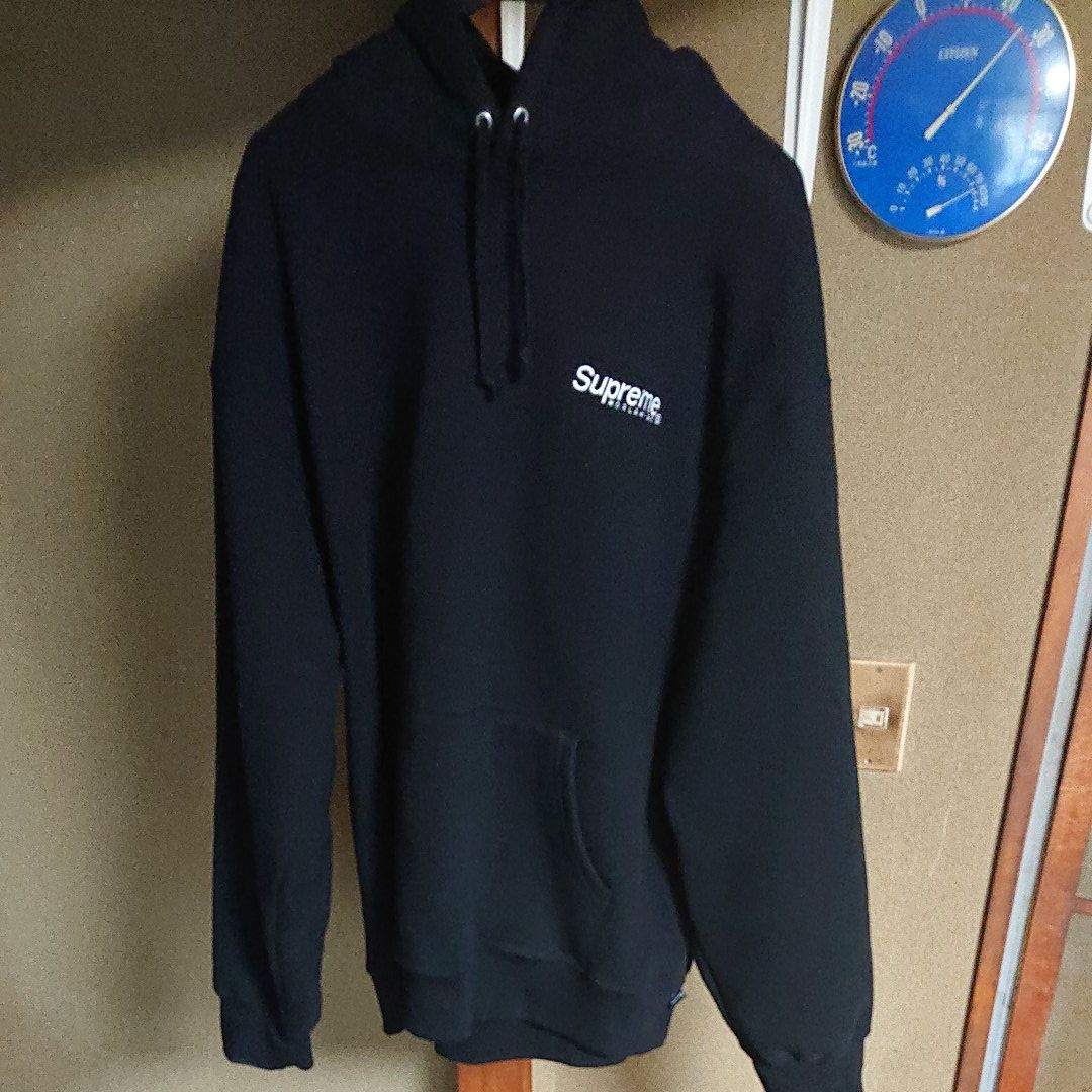 Supreme Worldwide Hooded Sweatshirt "Black"