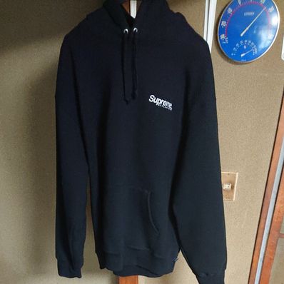 Supreme Worldwide Hooded Sweatshirt "Black"