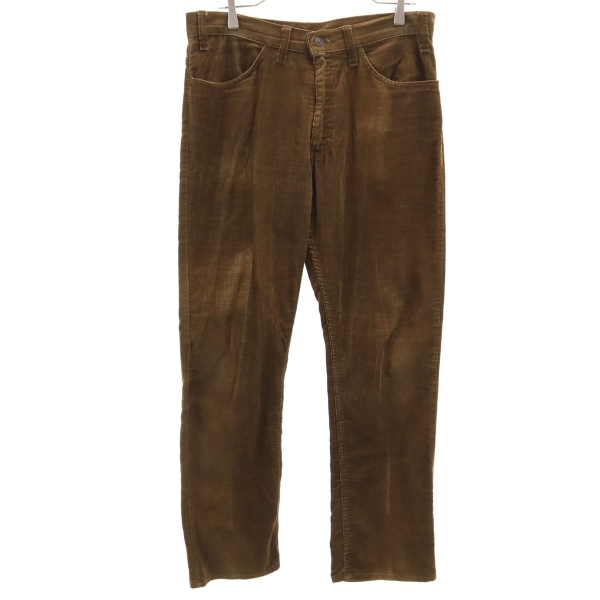 Levi's リーバイス 70s ヴィンテージ 42タロン 519モデル コーデュロイパンツ W33 ブラウン 細畝