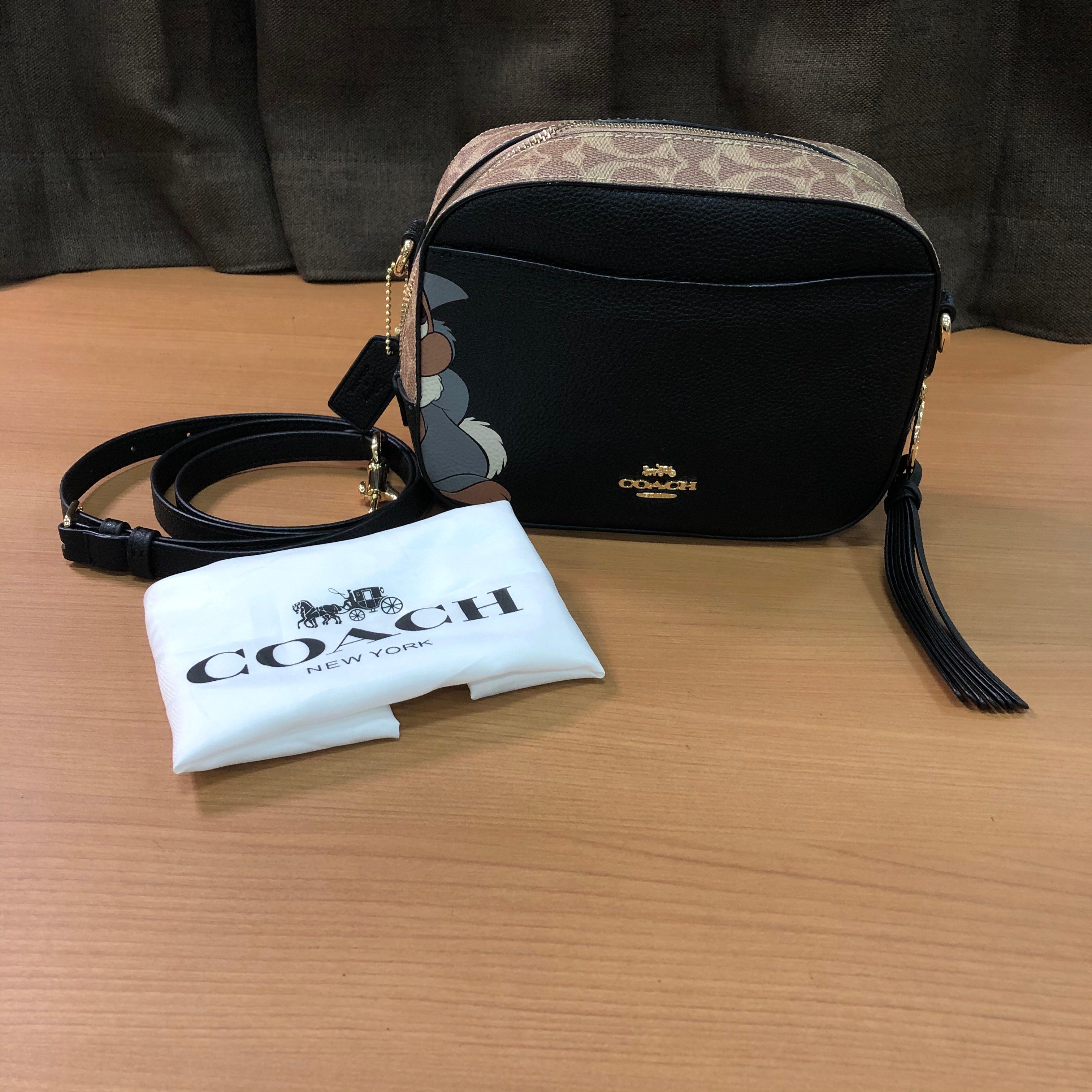 COACH × Disney Camera Bag With Thumpe "Black"