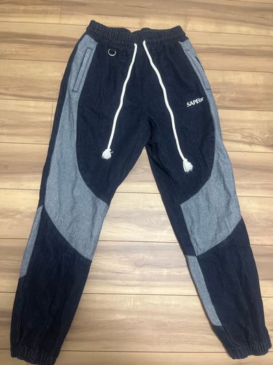 Sapeur Denim Track Pants "Indigo"