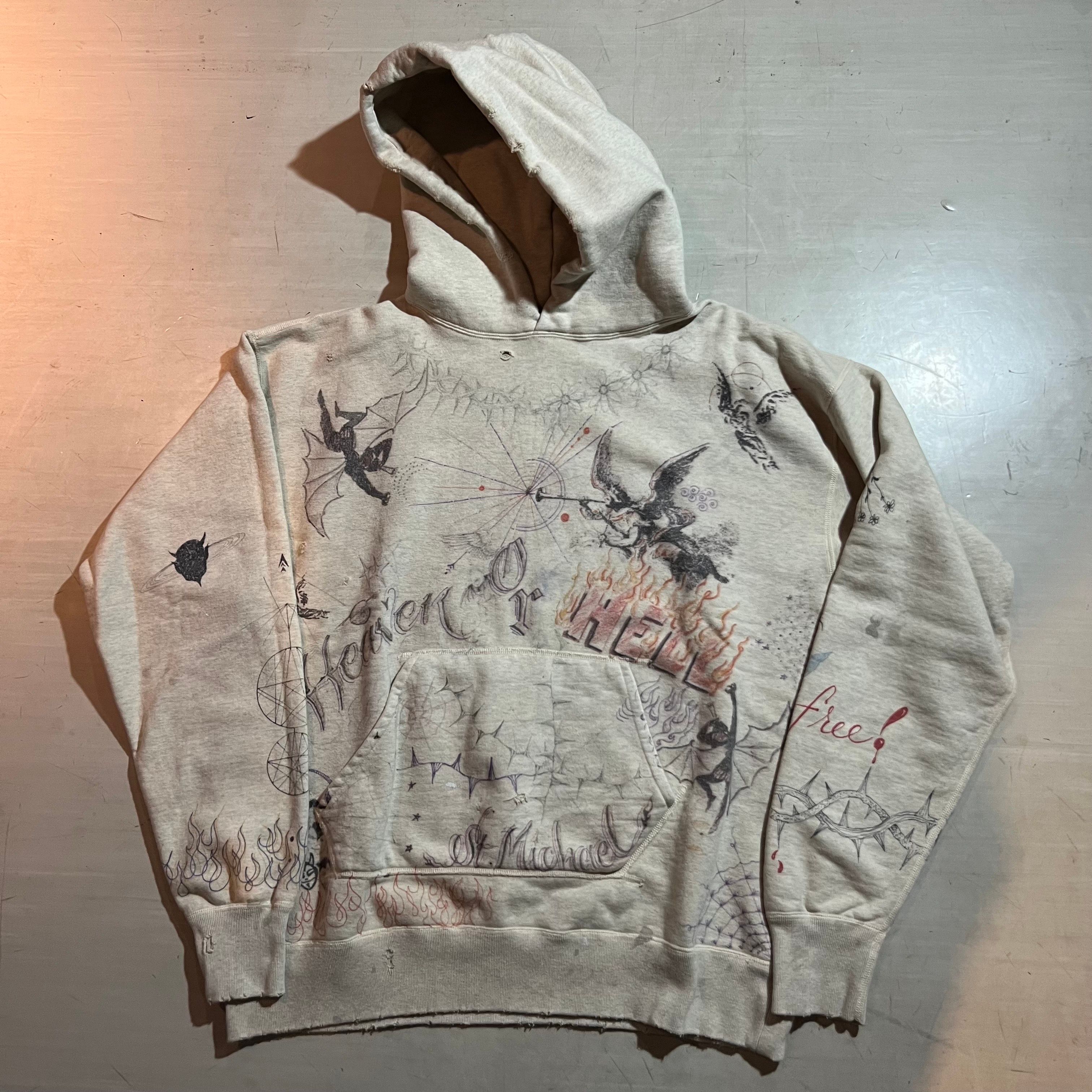 SAINT Mxxxxxx x Dr.Woo HOODIE "Grey"