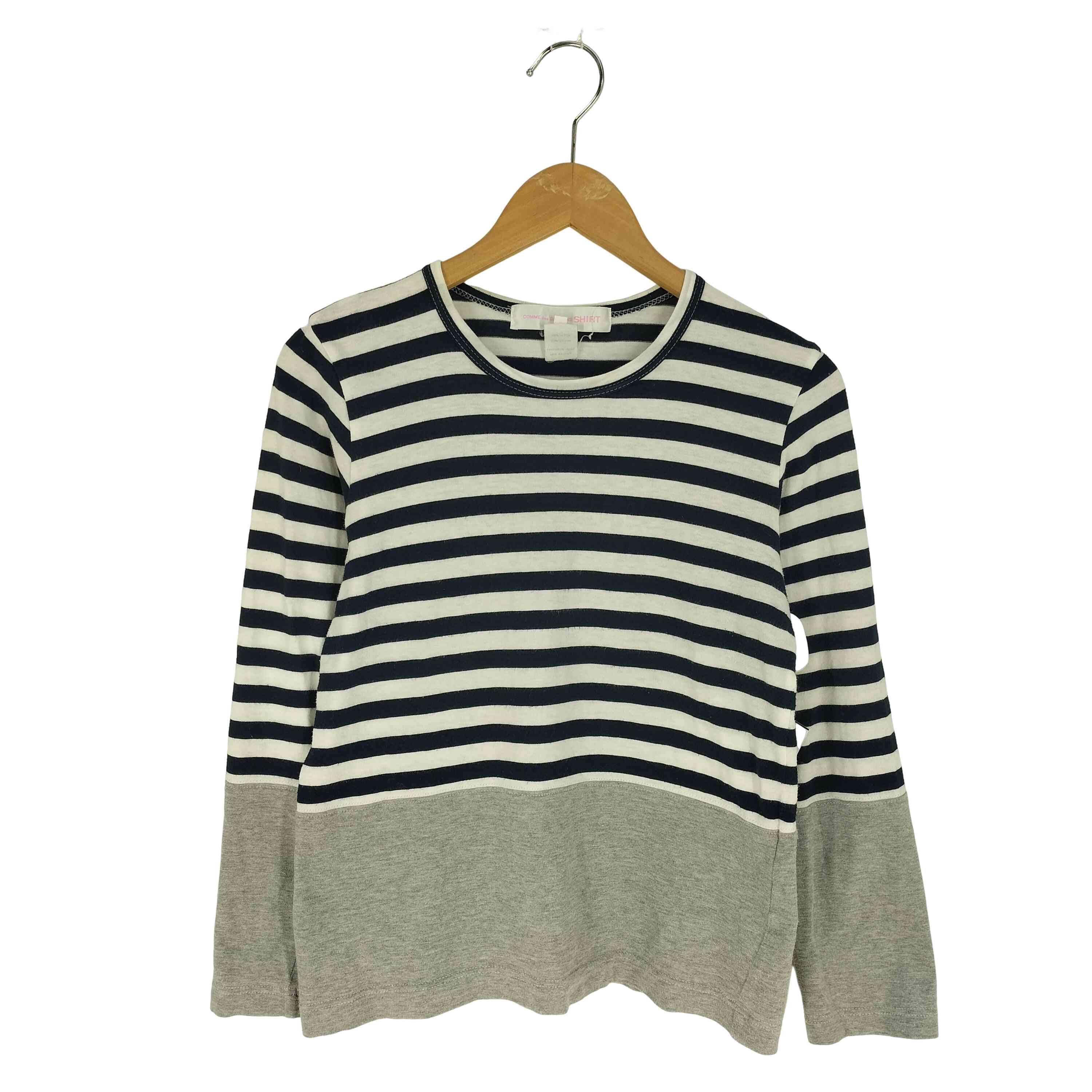 フランス製 ボーダー 切替 L/S カットソー【1142498267691】