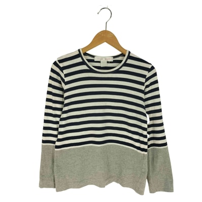 フランス製 ボーダー 切替 L/S カットソー【1142498267691】