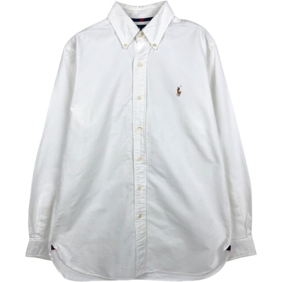 古着 ラルフローレン Ralph Lauren CLASSIC FIT クラシックフィット 長袖 ボタンダウンシャツ メンズM相当/eaa666193