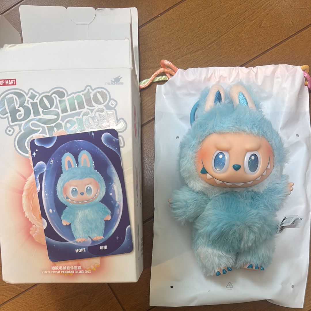 POP MART THE MONSTERS (LABUBU) Big into Energy Series Plush Pendant HOPE