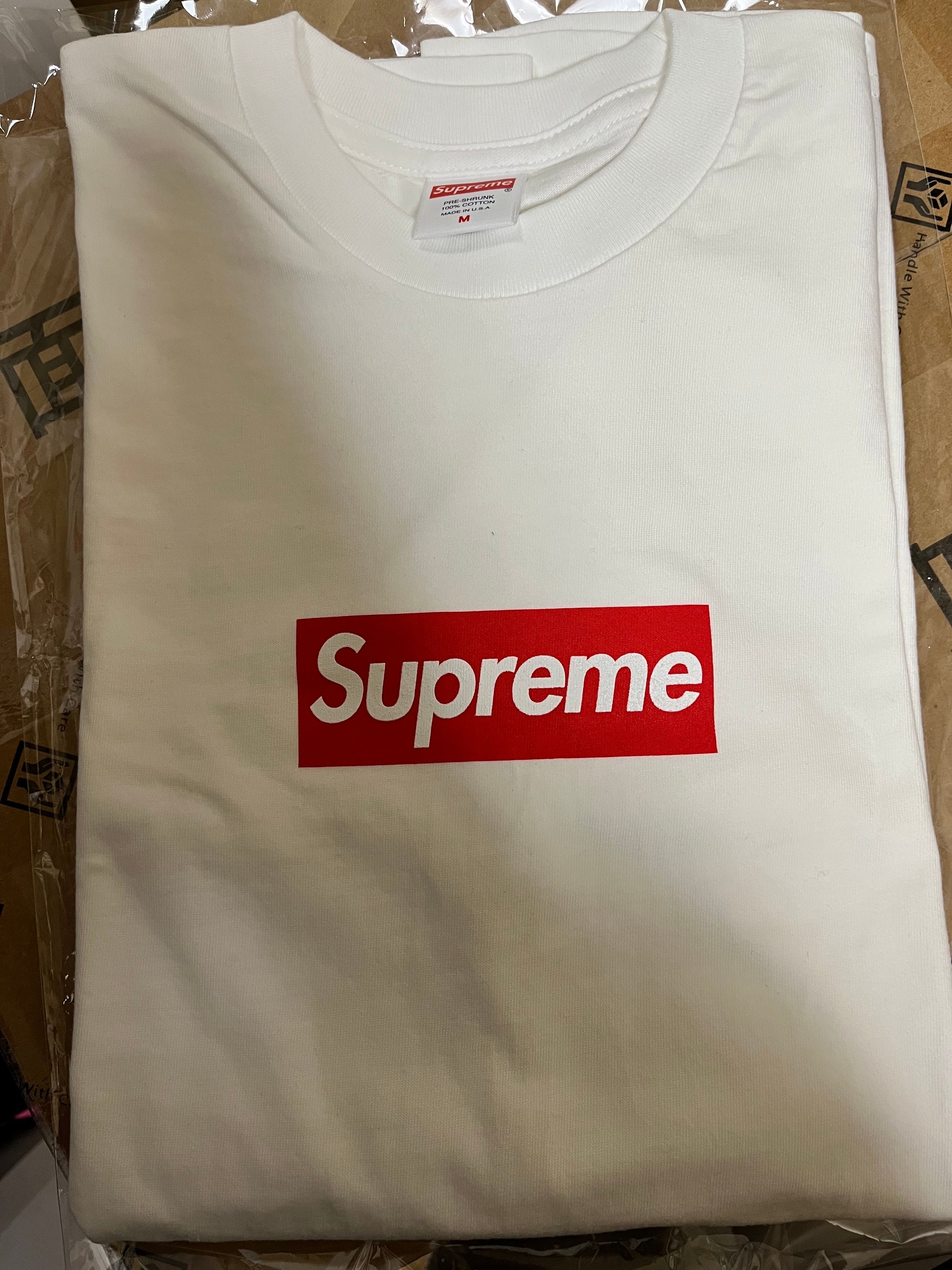 Supreme Box Logo L/S Tee "White"