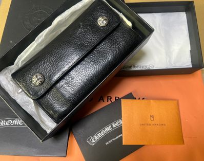 正規品 超美品 クロムハーツ ウェーブクロスウォレット 財布