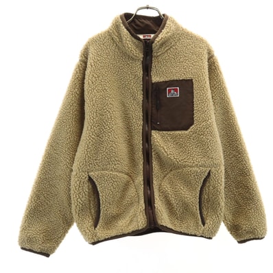 BEN DAVIS ベンデイビス ボア フリースジャケット M ベージュ