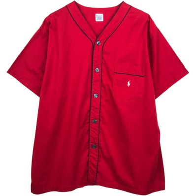 古着 ラルフローレン Ralph Lauren POLO by Ralph Lauren UNDERWEAR ゲームシャツ ベースボールシャツ メンズXL相当/eaa658045