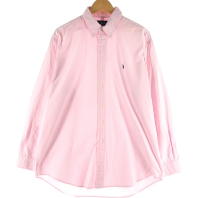 古着 ラルフローレン Ralph Lauren BLAKE ギンガムチェック 長袖 ボタンダウンチェックシャツ メンズL相当 長袖/eaa539265