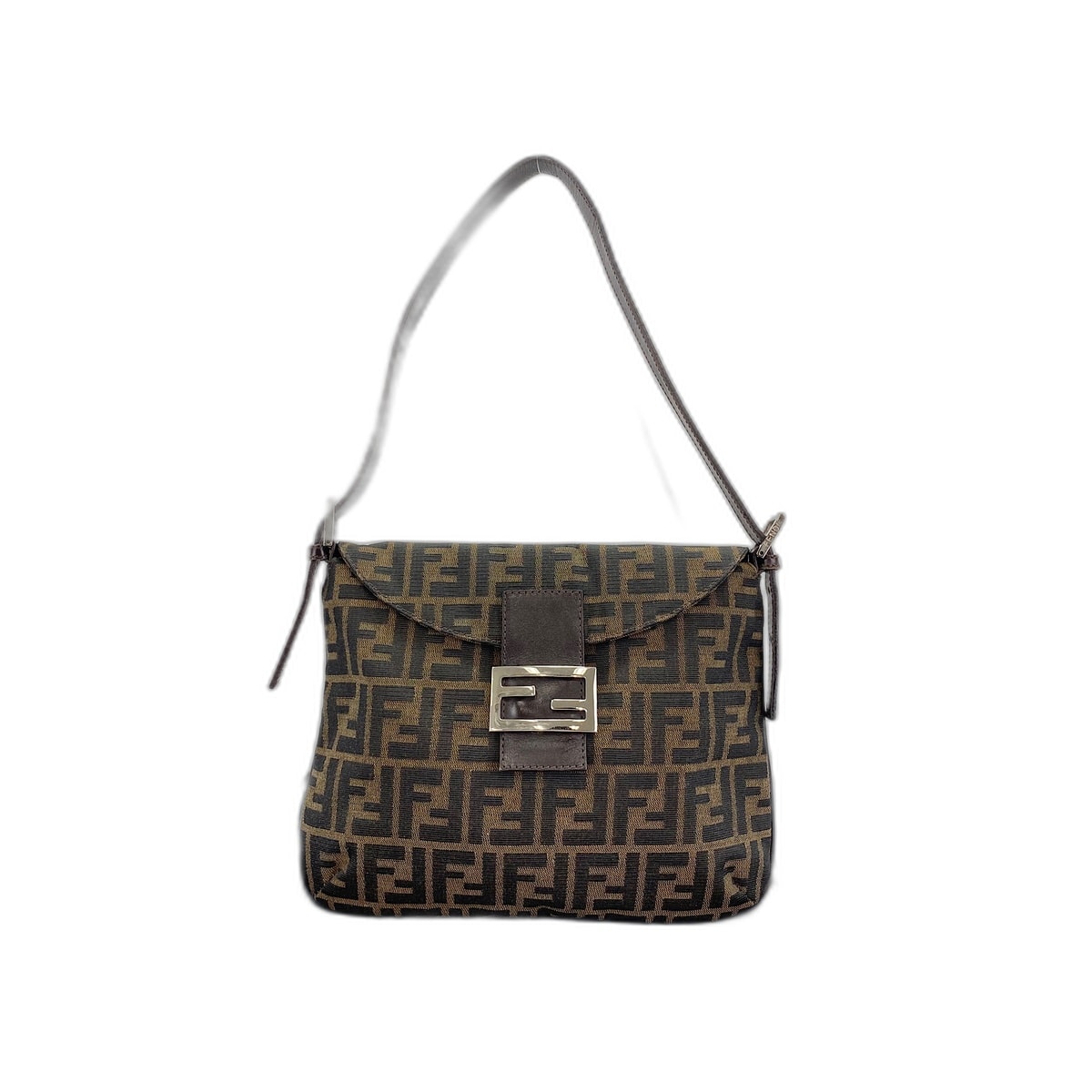 フェンディ FENDI マンマバケット ショルダーバッグ キャンバス【中古】