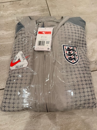 Nike x PALACE X2 World Cup Tracksuit Jacket England "Grey"