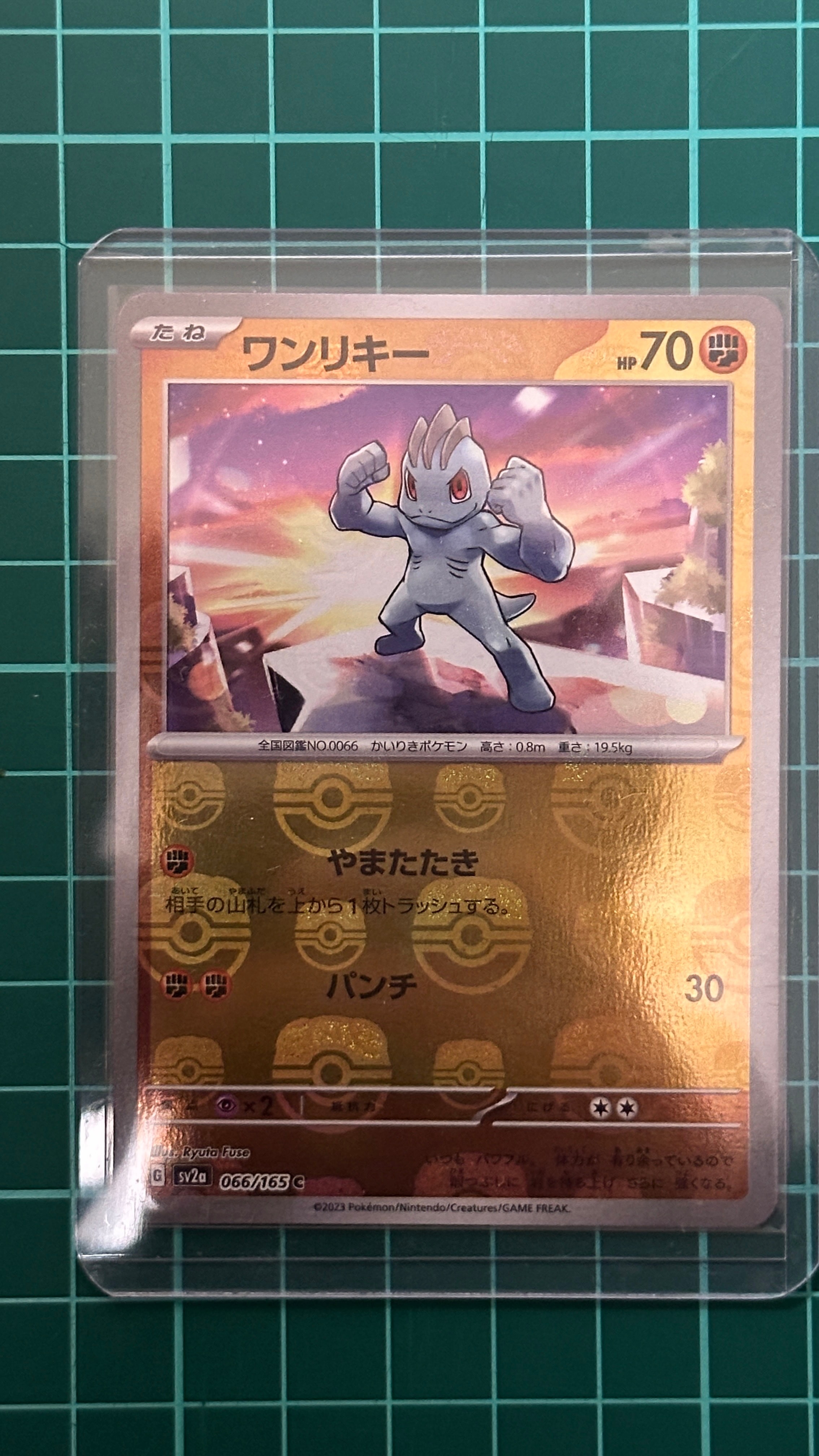 【PSA10】ワンリキー　マスターボールミラー　ポケモンカード 151 ミラー仕様 ポケモンカード151 C】ワンリキー 066/165 - マナソース