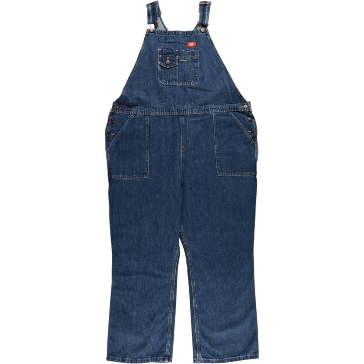 古着 ビッグサイズ ディッキーズ Dickies デニムオーバーオール メンズw47相当/eaa572449
