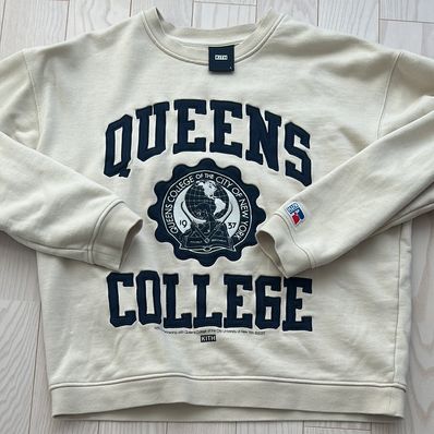 Kith x Russell Athletic x CUNY Queens College Crewneck "Waffle"
