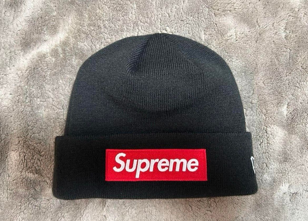 Supreme New Era Box Logo Beanie "Black"