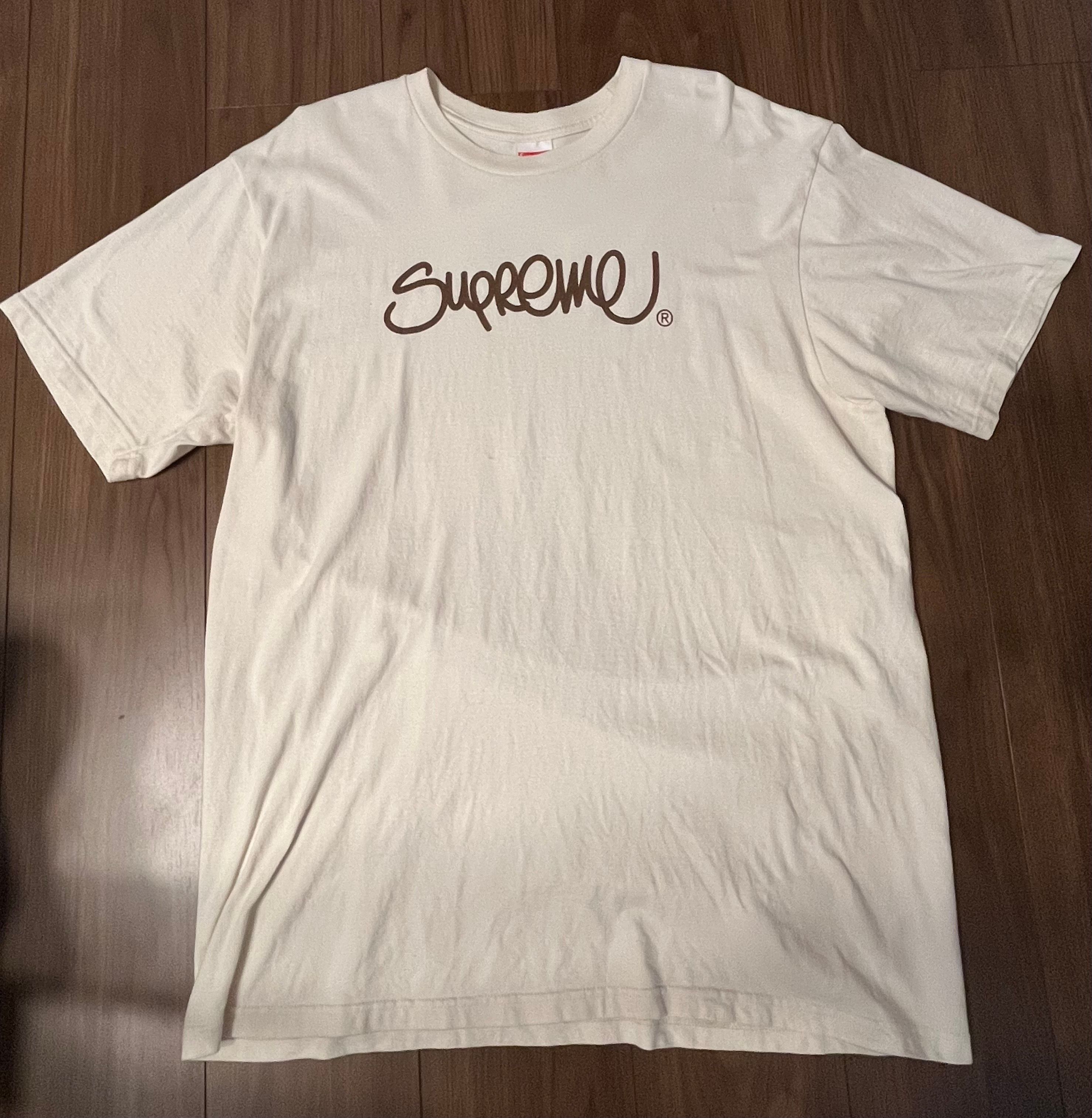 Supreme Handstyle Tee "Natural"
