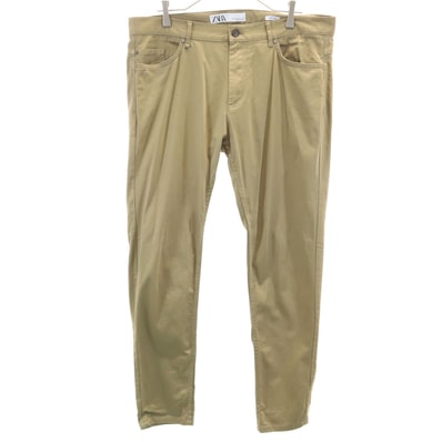 ZARA ザラ スキニーパンツ W36 ベージュ系 ストレッチ