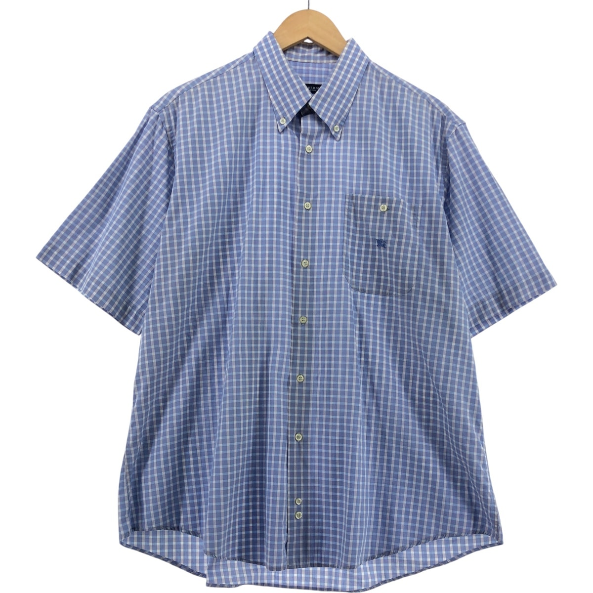 古着 バーバリー Burberry's LONDON 半袖 ボタンダウン チェックシャツ メンズXL相当/eaa543736