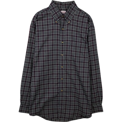 古着 ブルックスブラザーズ Brooks Brothers Est.1818 長袖 ボタンダウンチェックシャツ メンズM相当/eaa642885