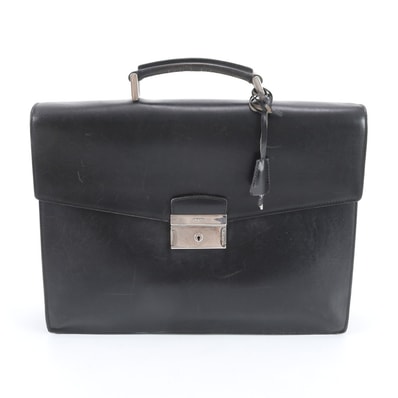 プラダ サフィアーノビジネス バッグ レザー