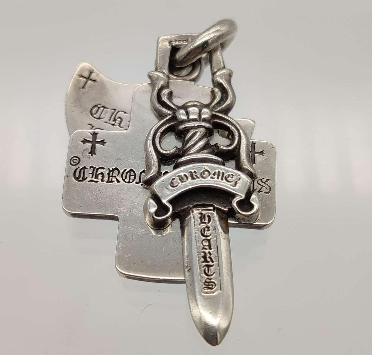 Chrome Hearts 3 Trinket Pendant "Silver"