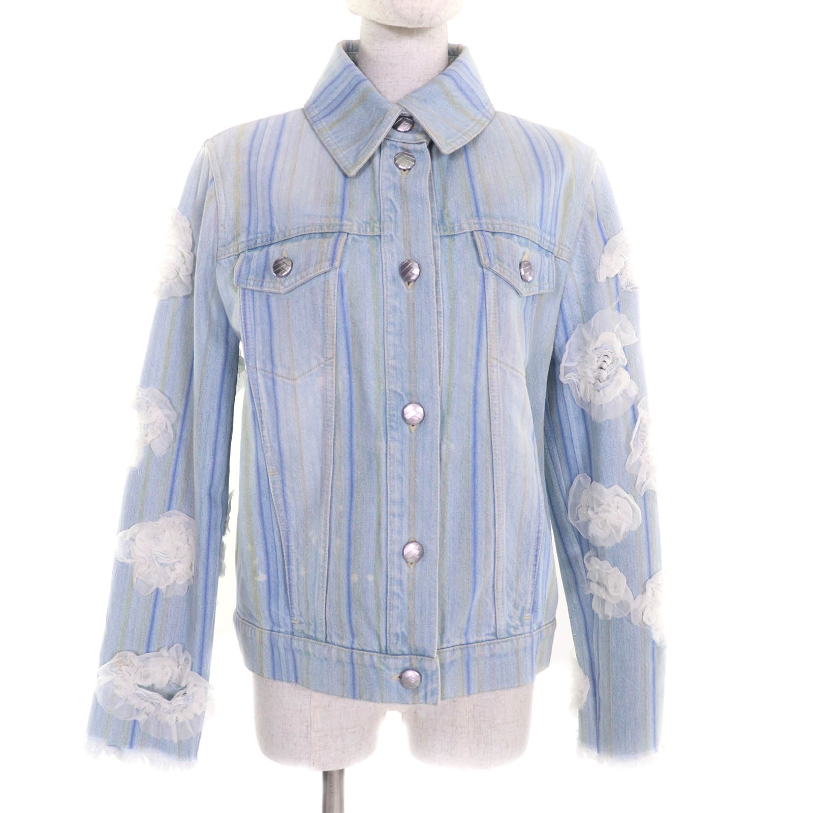 極美品 シャネル
デニムジャケット インディゴ レディース 36 18S P58708