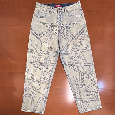 Supreme Stars Topstitch Baggy Jean "Dirty"