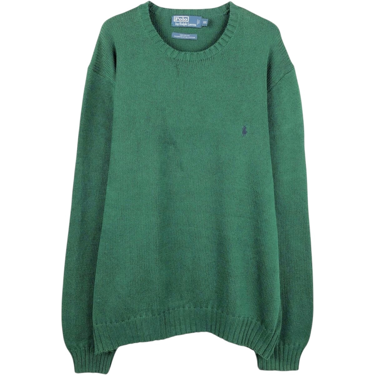 古着 ラルフローレン Ralph Lauren POLO by Ralph Lauren コットンニットセーター メンズXXL相当/eaa672464