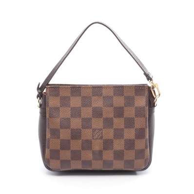 ルイ・ヴィトン LOUIS VUITTON トゥルース メイクアップ ハンドバッグ バッグ PVCコーティングキャンバス レザー ダミエ エベヌ レディース ブラウン系 N51982 【中古】