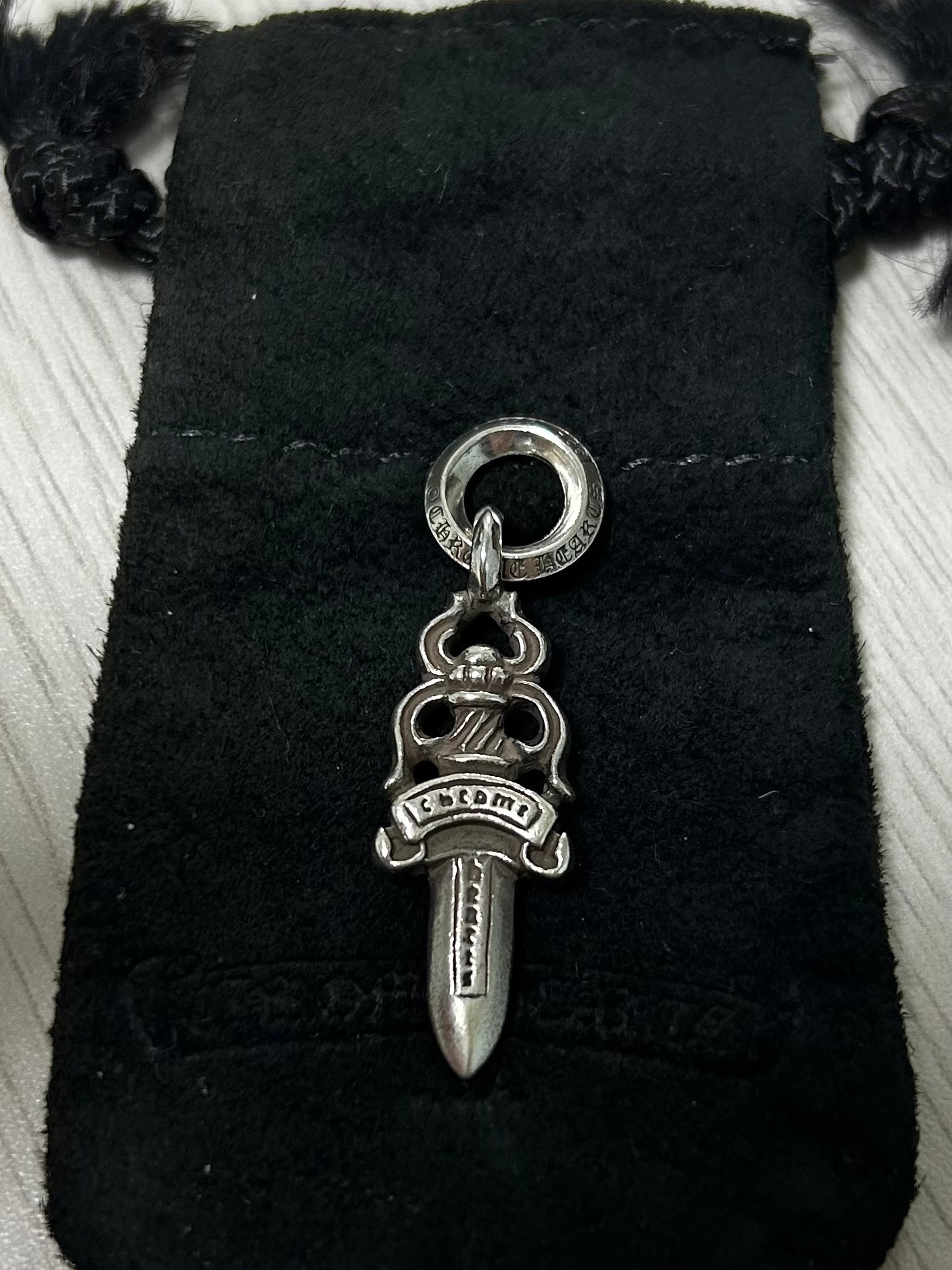 Chrome Hearts # 5 Dagger Charm "Silver"