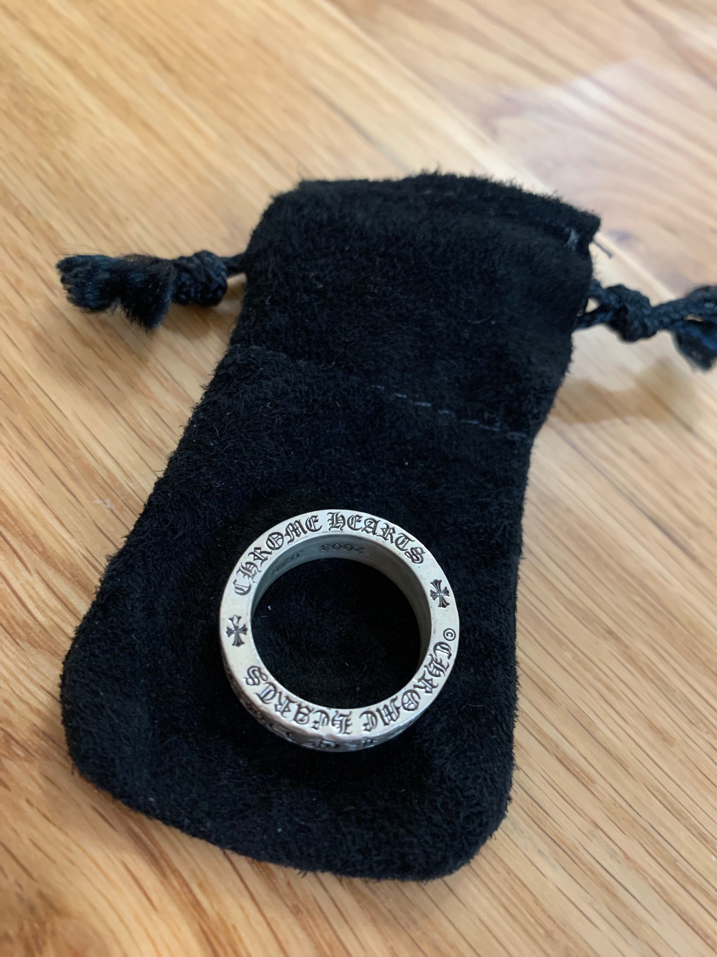 Chrome Hearts Spacer Ring 6mm CH Forever (US7.5-US13) "Silver"