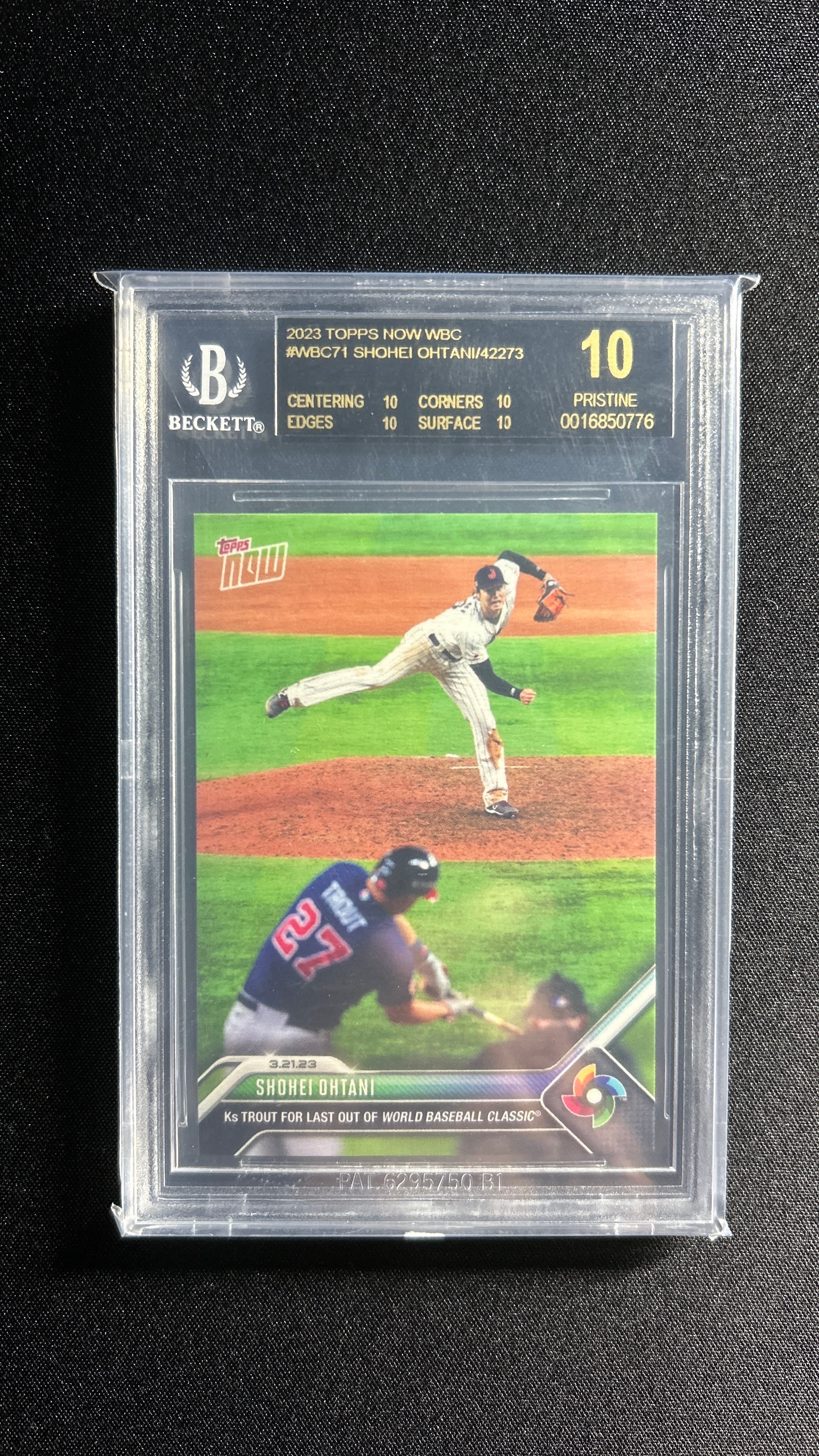 大谷翔平 [801](2024 MLB トップスナウカード「1/1 デュアルベース