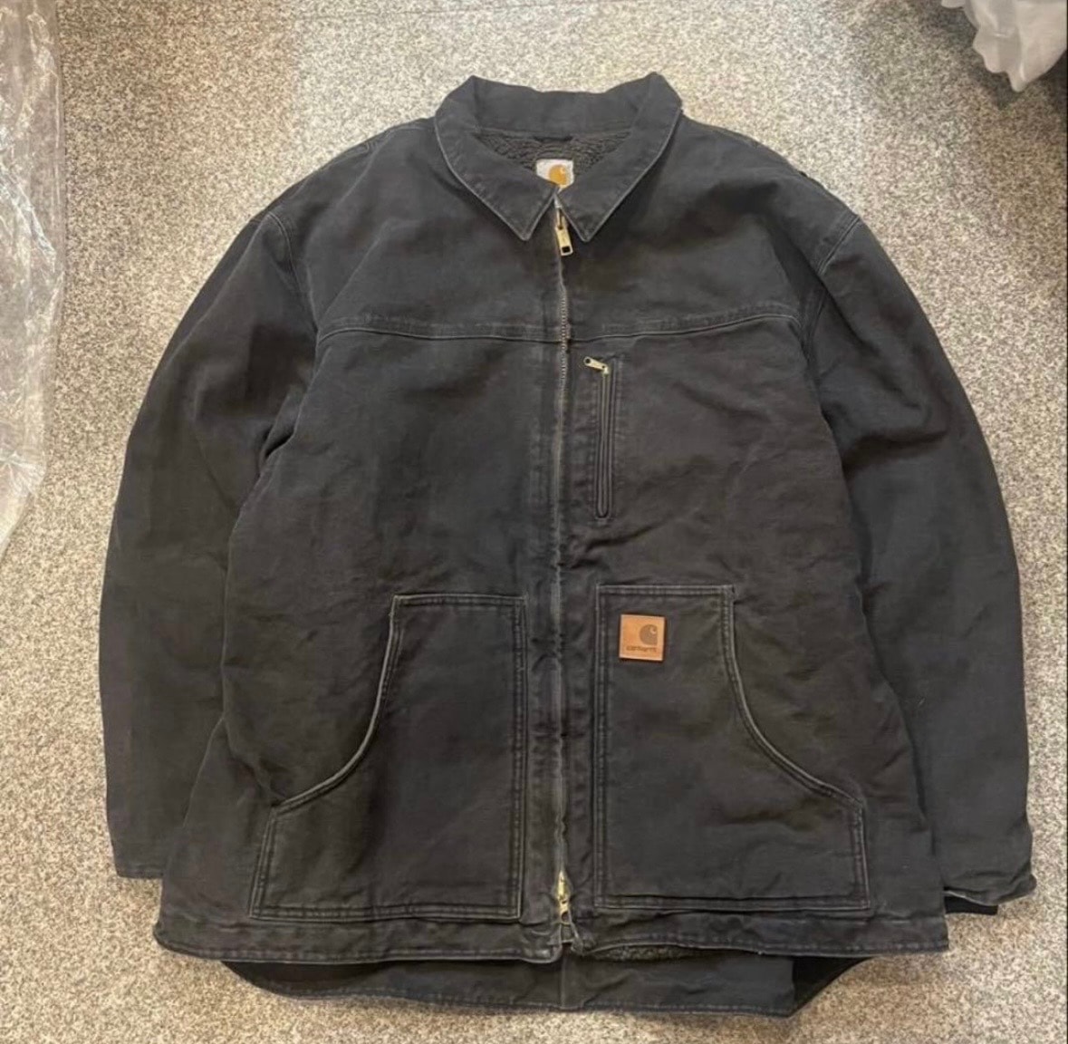 Carhartt デトロイトジャケット トラディショナルコート  massachusetts ダック 裏ボア2XL