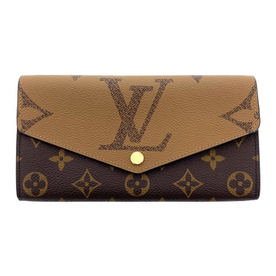 LOUIS VUITTON ルイ・ヴィトン ポルトフォイユ・サラ 長財布 M80726 モノグラム モノグラムジャイアント ブラウン レディース【中古】